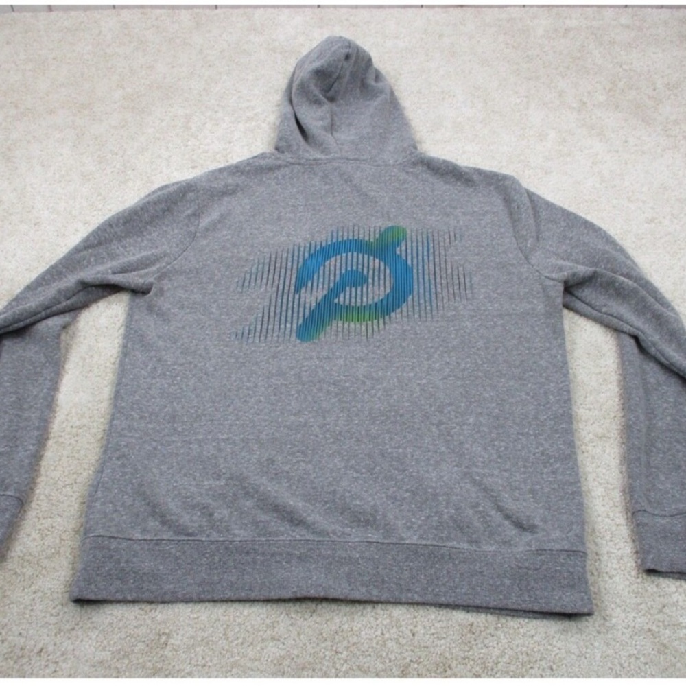Peloton Heather Gray Zip-Up Hoodie - Picture 4 of 6